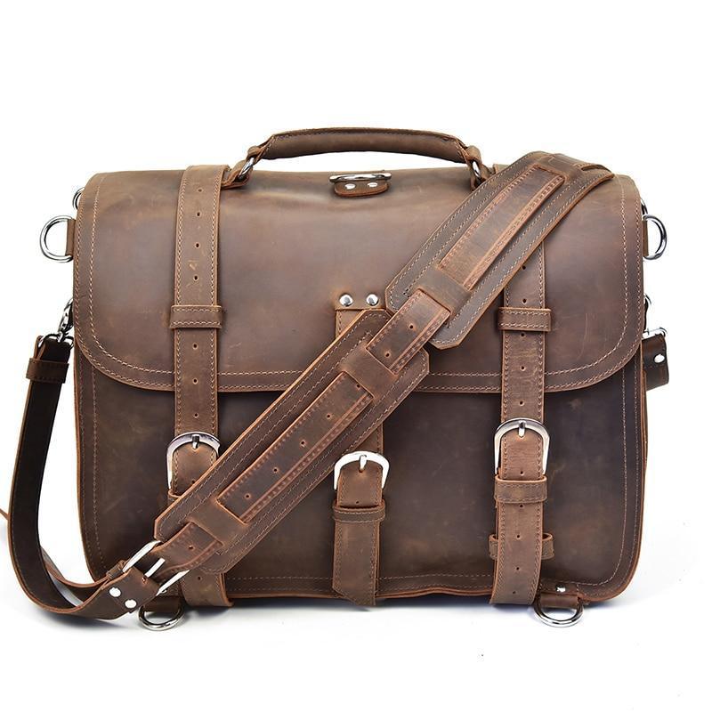 BOLSO DE CUERO UNISEX Traff VGN6744