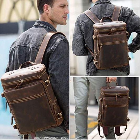 BOLSO DE CUERO UNISEX Traff VGN6753