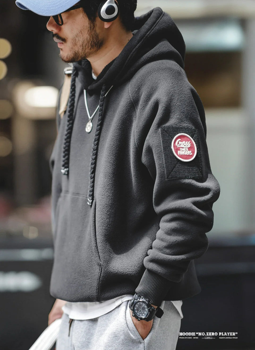 Traff Sudadera Casual de Peso Pesado