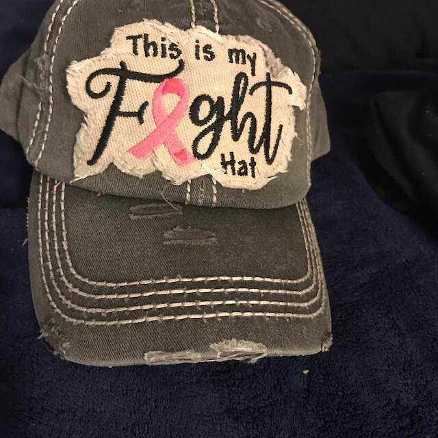 Gorra de Béisbol Rosa Desgastada con Bordado