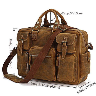Traff UNISEX BOLSO DE CUERO VGN6749
