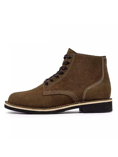Traff Botas de Trabajo Vintage de Ante