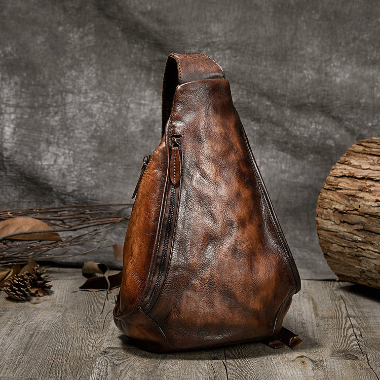 Bolso de Pecho Retro Traff de Cuero