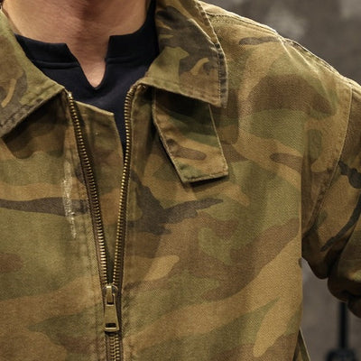 CHAQUETA Traff CAMUFLAJE CON CUELLO