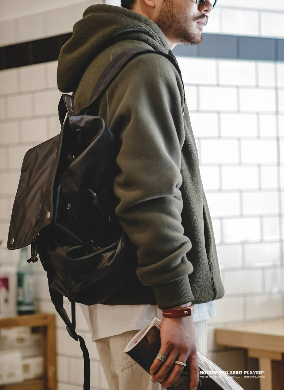 Traff Sudadera Casual de Peso Pesado