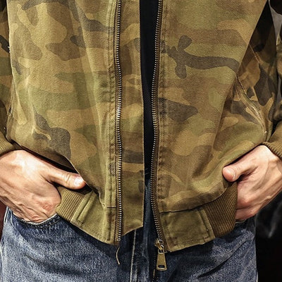 CHAQUETA Traff CAMUFLAJE CON CUELLO