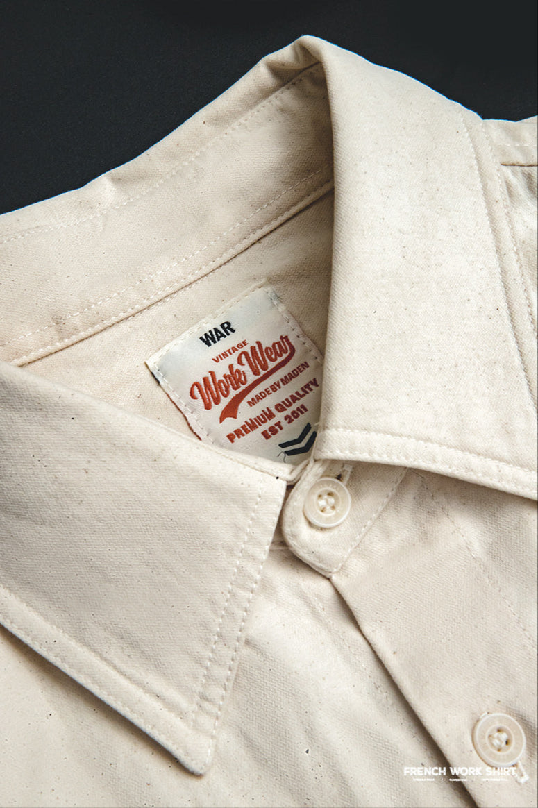 Camisa de Trabajo Francesa Retro Traff