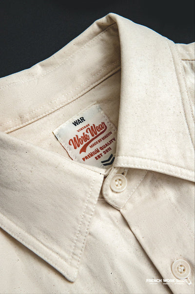 Camisa de Trabajo Francesa Retro Traff