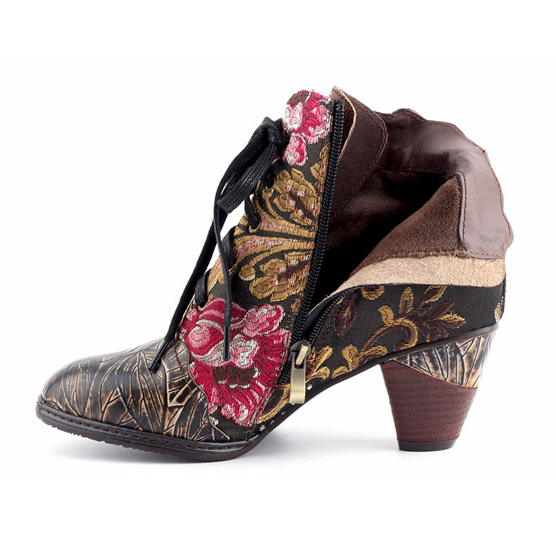 Botas de Mujer Traff Seul de Cuero Auténtico