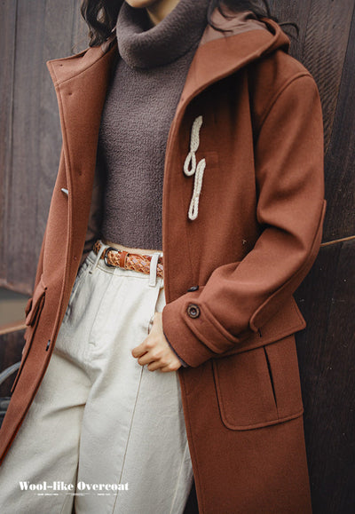 Abrigo de Estilo Universitario Vintage Traff