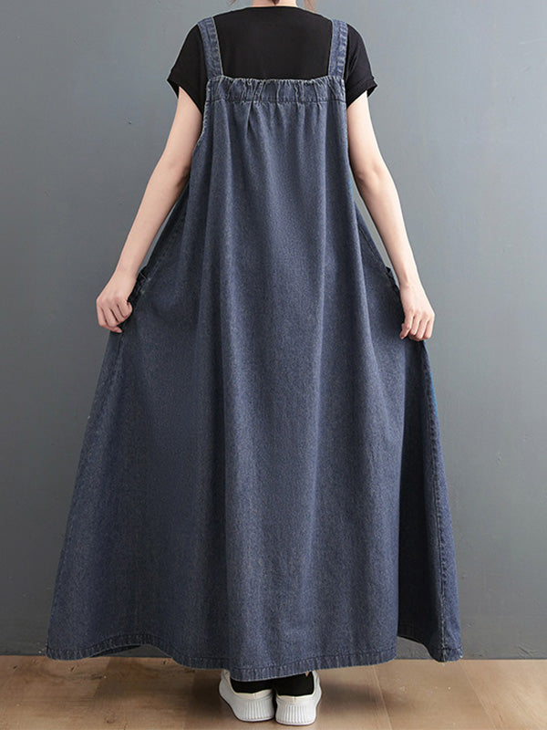 Traff Mono de Denim de Corte Suelto Elise