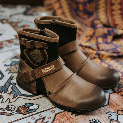 Traff Botas de Metal Vintage
