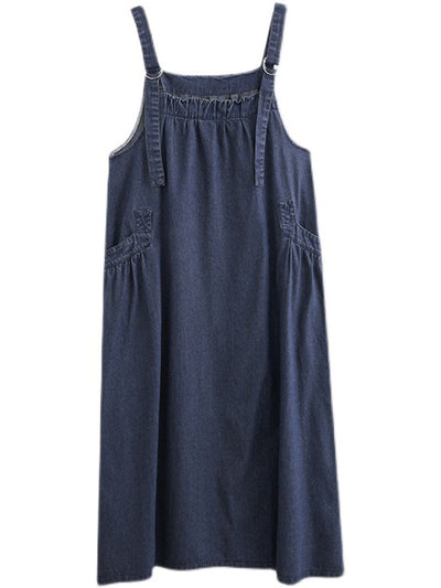 Traff Mono de Denim de Corte Suelto Elise