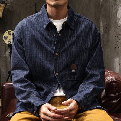 CAMISA DE DENIM JACQUARD Traff