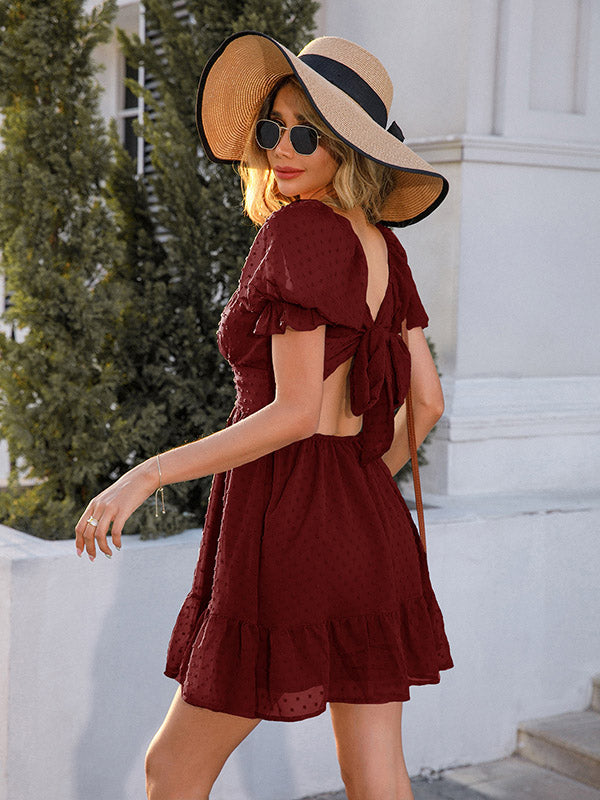 VESTIDO Traff CON VOLANTES