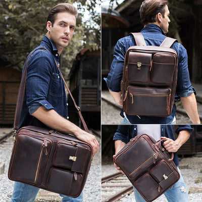 Traff UNISEX BOLSA DE CUERO VGN6755