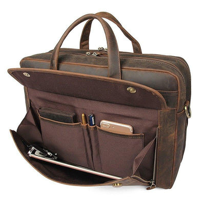 BOLSO DE CUERO UNISEX Traff VGN6748