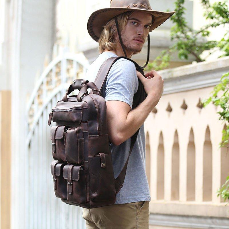 Traff UNISEX BOLSO DE CUERO VGN6774