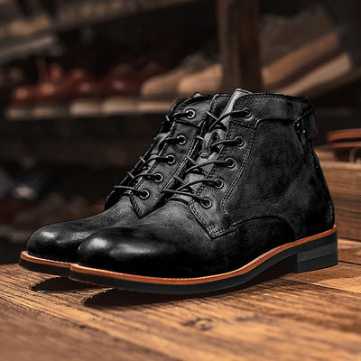 Traff Botas Retro de Tobillo