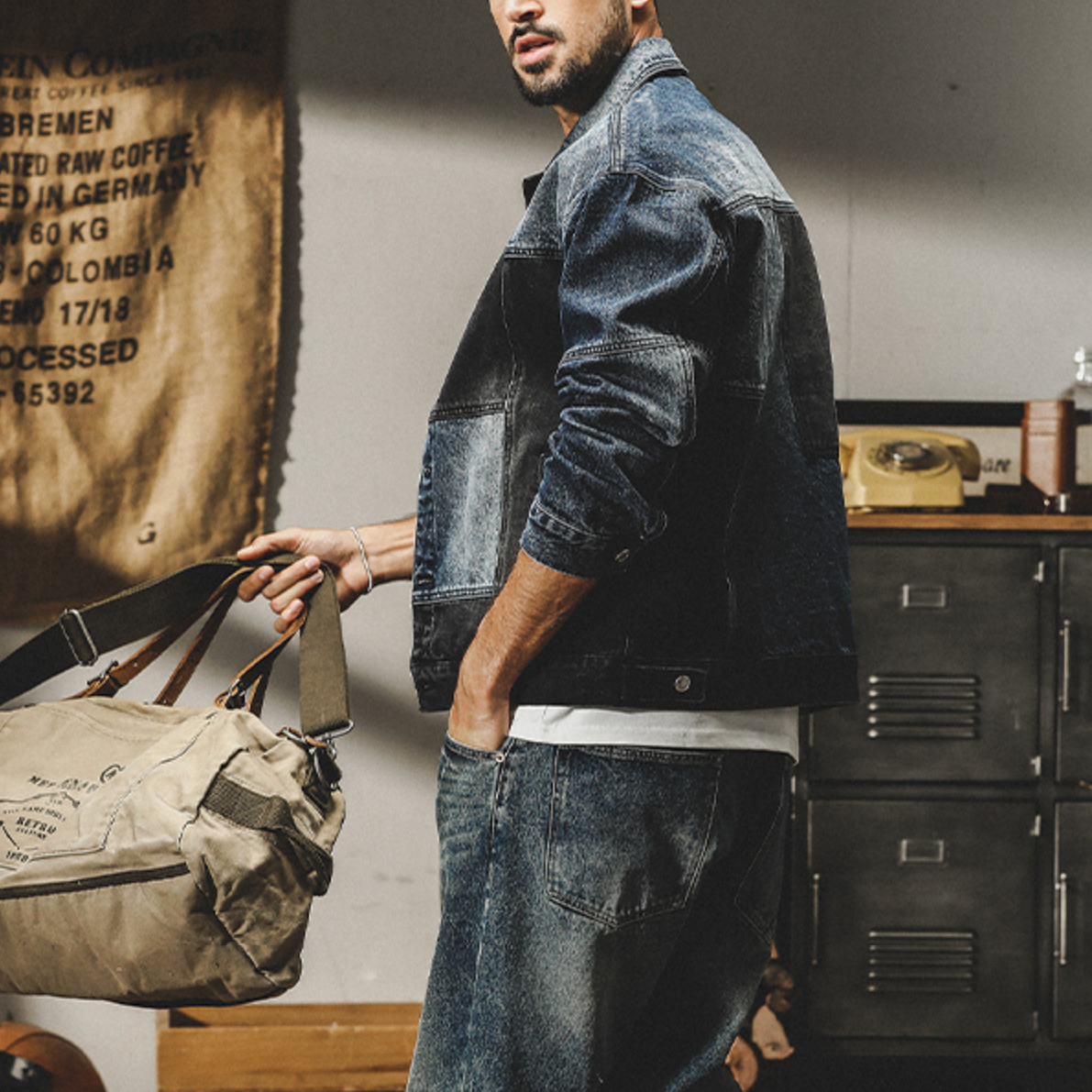CHAQUETA DE DENIM Traff ALA