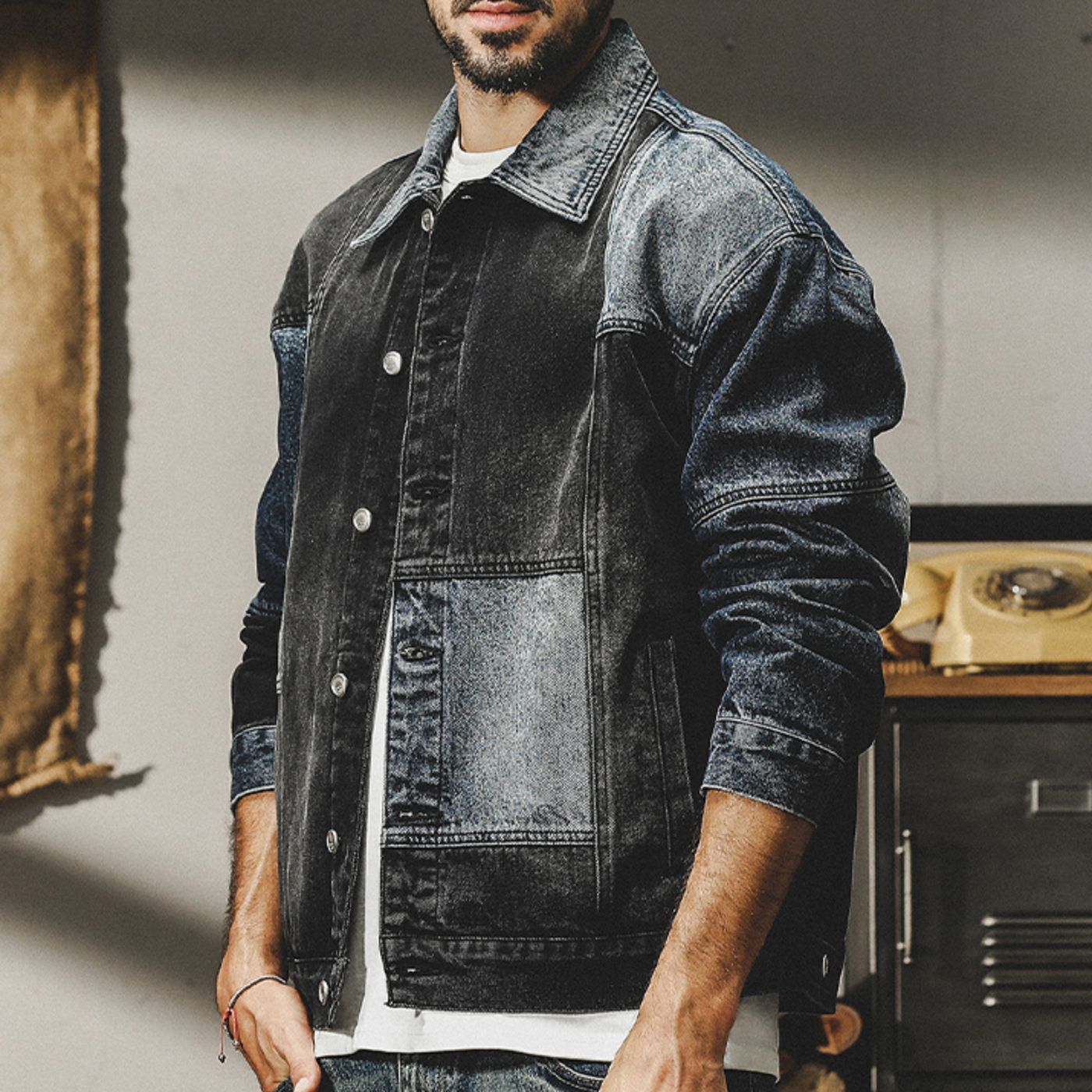 CHAQUETA DE DENIM Traff ALA