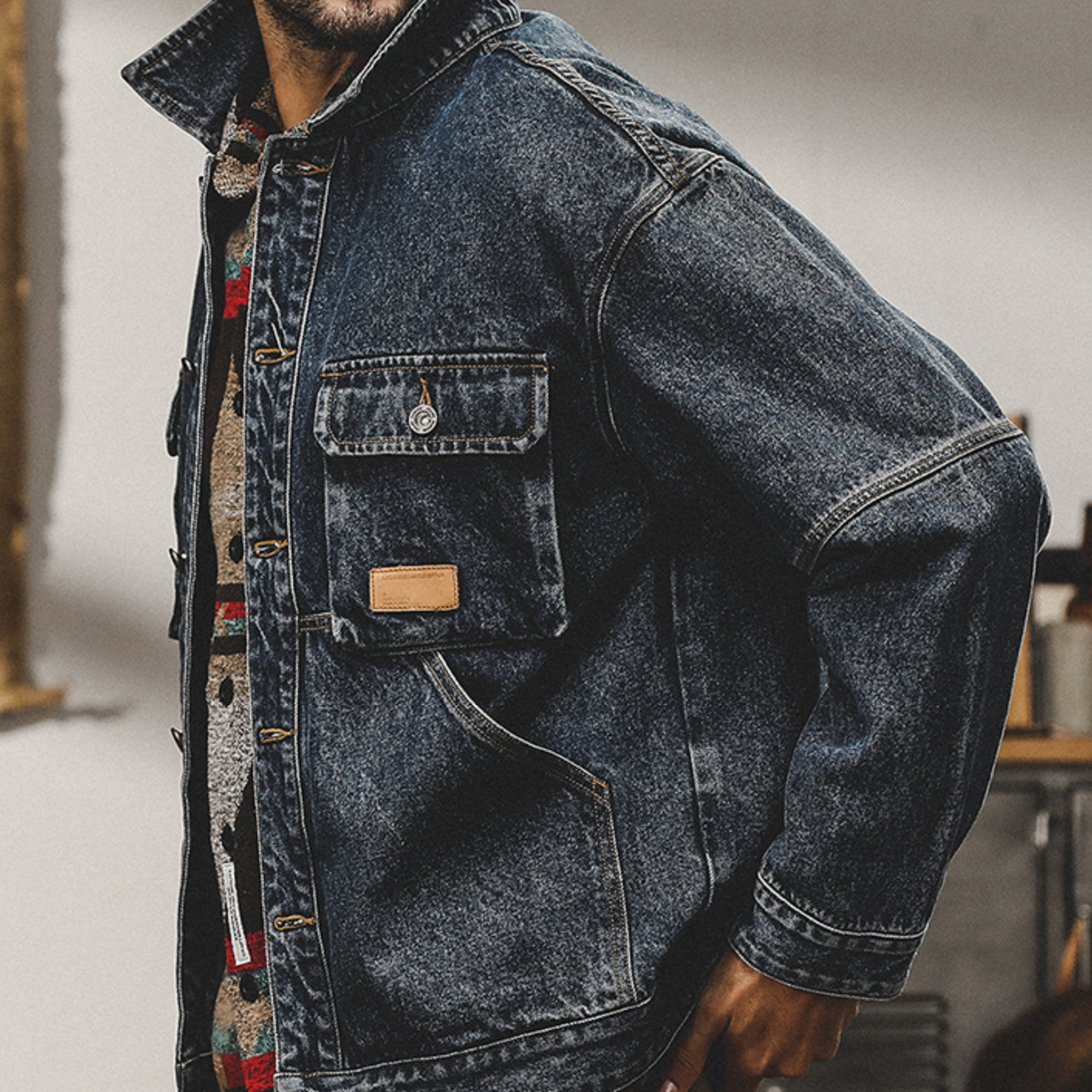 CHAQUETA DE DENIM Traff DUTY