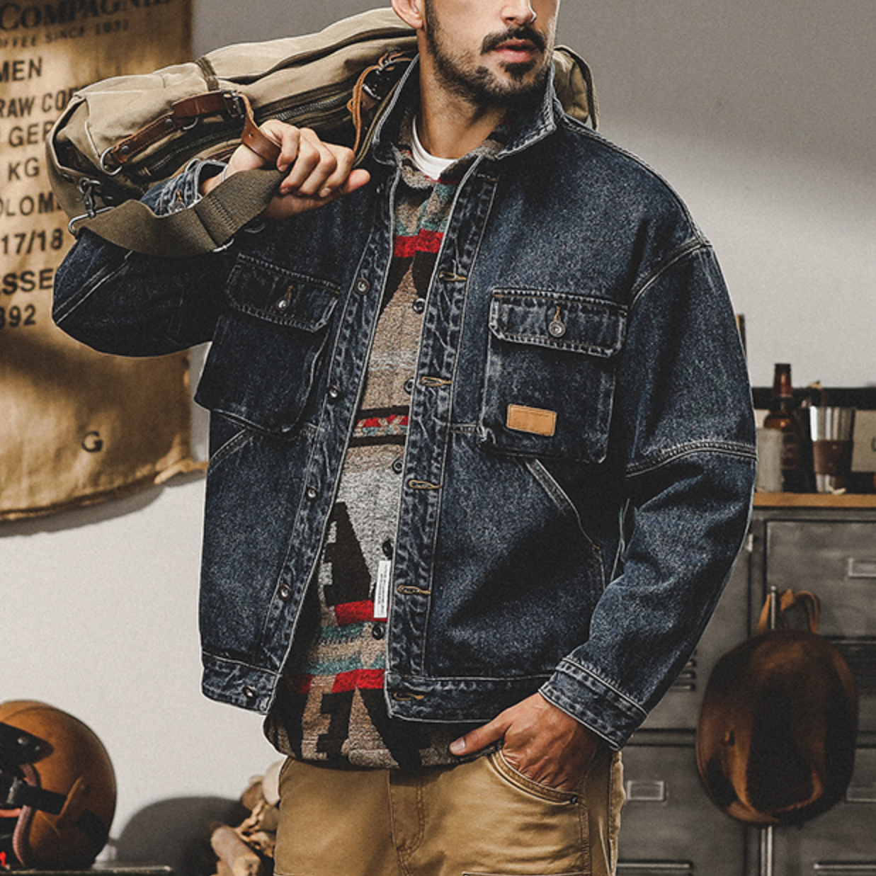 CHAQUETA DE DENIM Traff DUTY