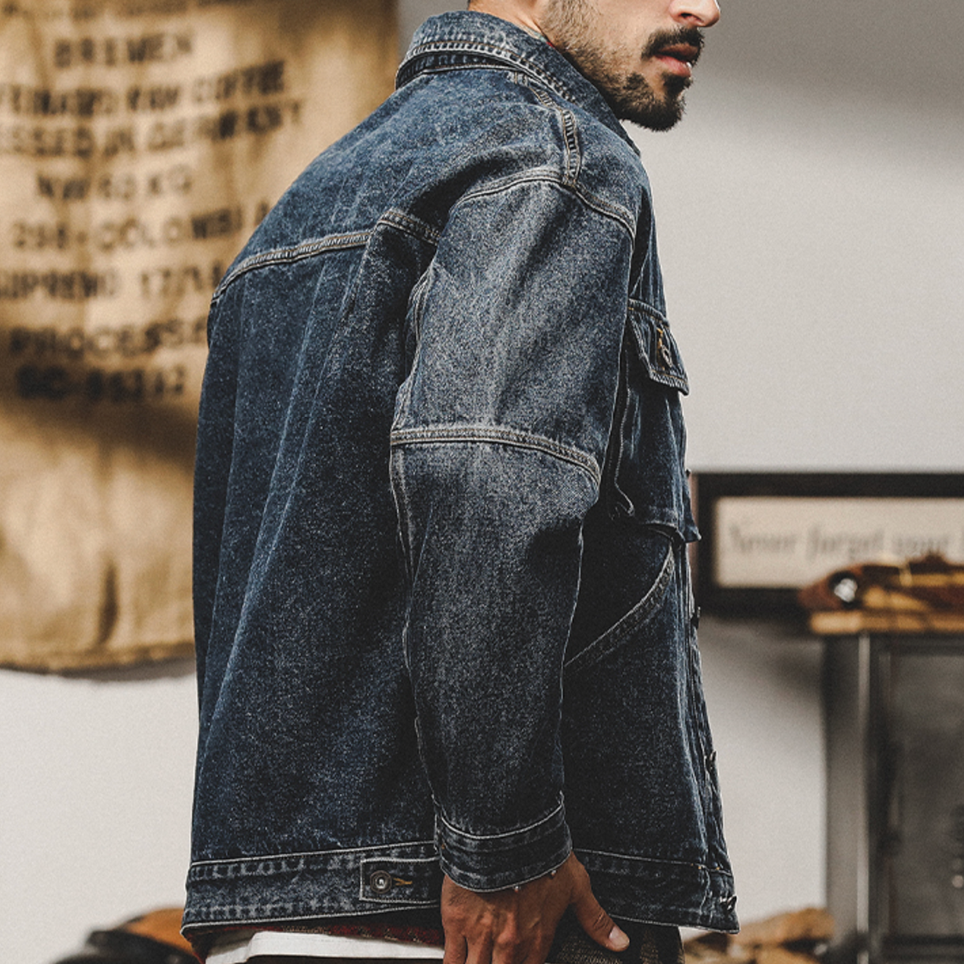 CHAQUETA DE DENIM Traff DUTY