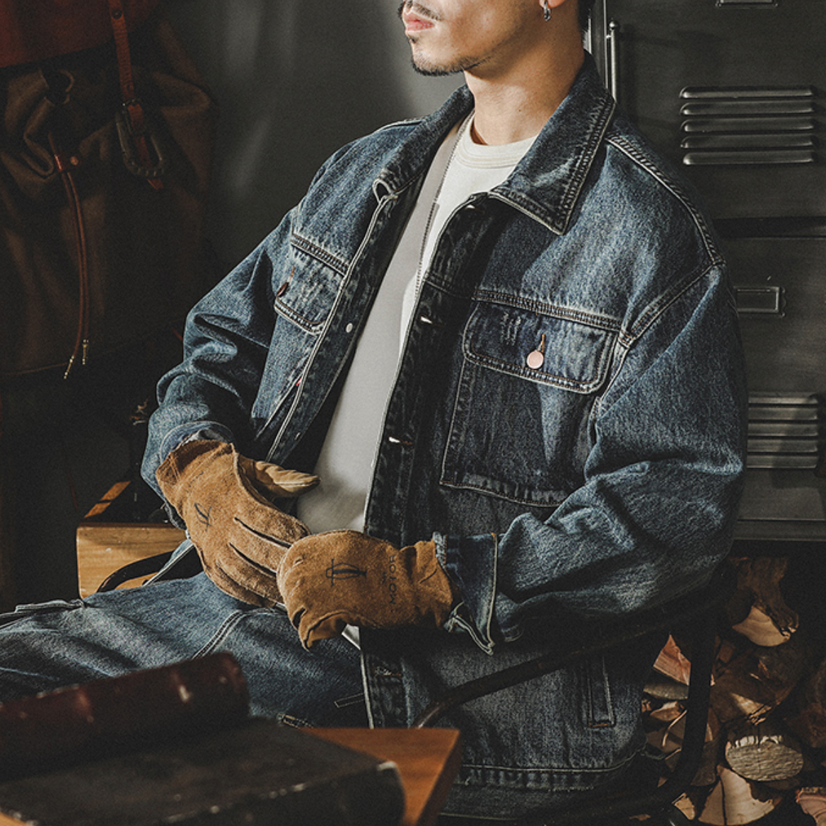 CHAQUETA DE DENIM Traff GABA