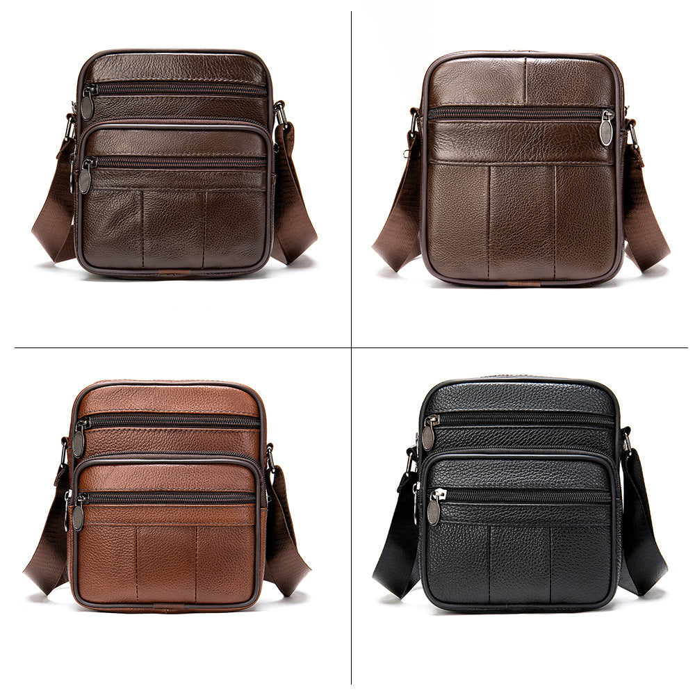 Traff Bolsa de Hombro de Piel de Vaca