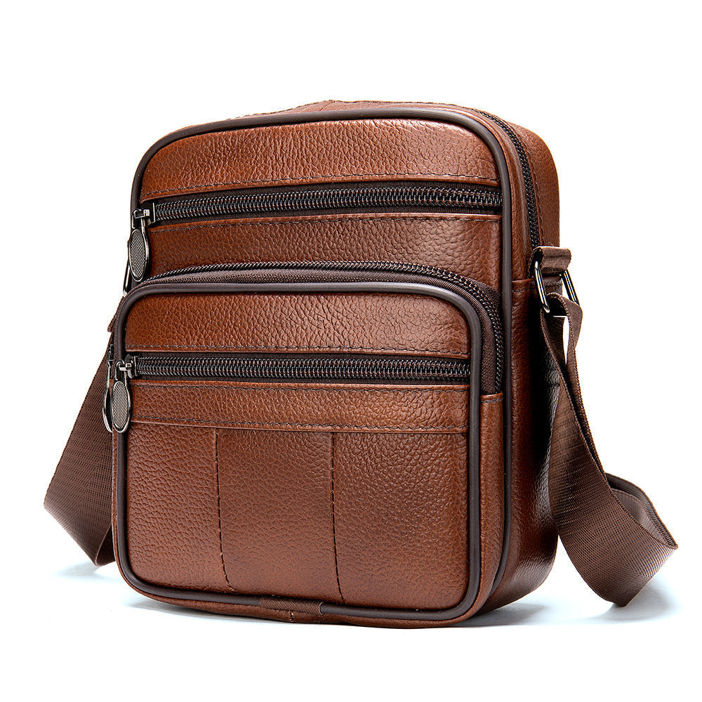 Traff Bolsa de Hombro de Piel de Vaca