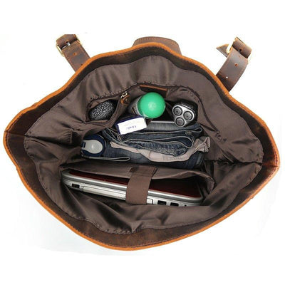 BOLSO DE CUERO UNISEX Traff VGN6761