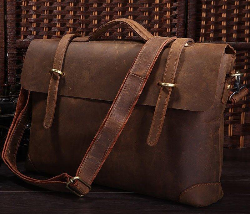 BOLSO DE CUERO UNISEX Traff VGN6737