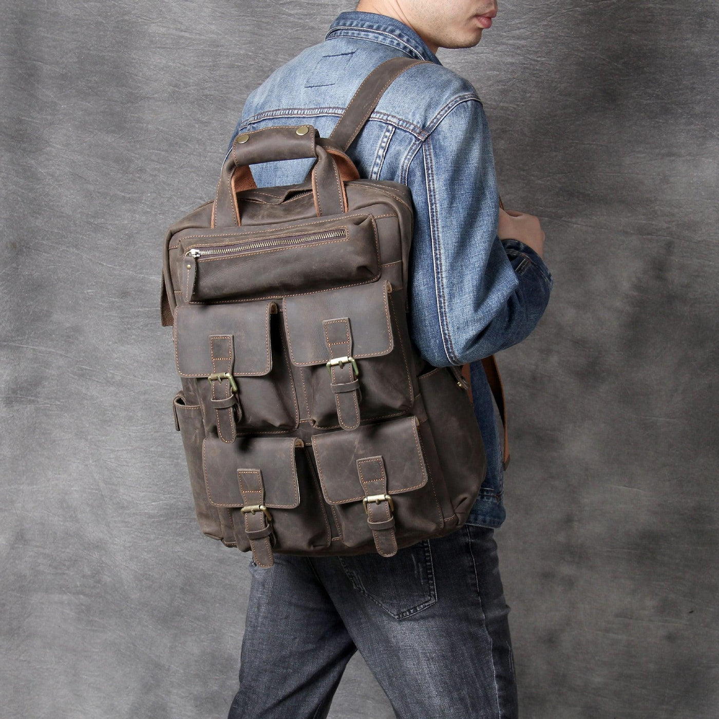 Traff UNISEX BOLSO DE CUERO VGN6754