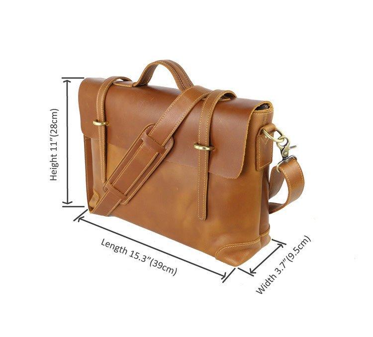 BOLSO DE CUERO UNISEX Traff VGN6737