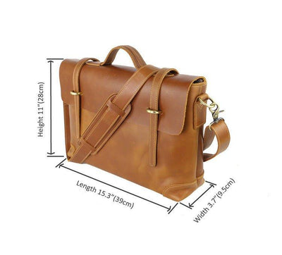 BOLSO DE CUERO UNISEX Traff VGN6737