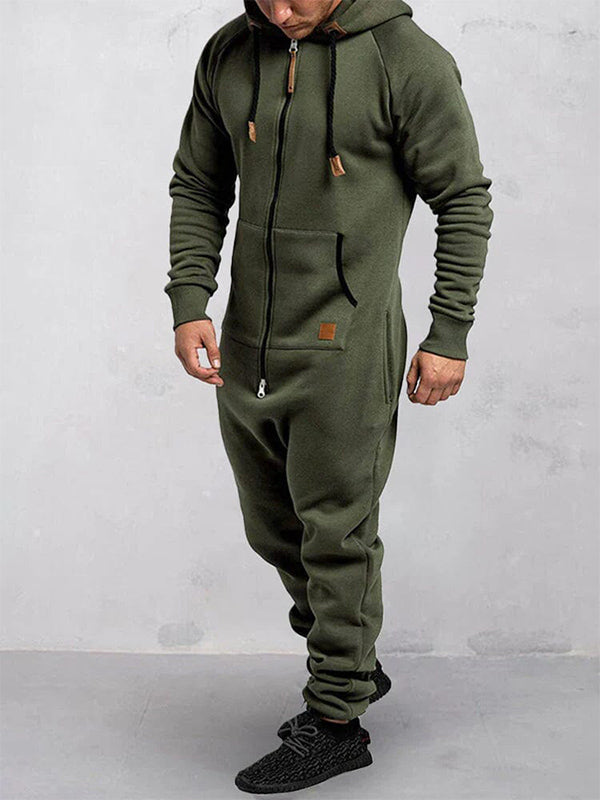 Traff Mono con Capucha de Forro Polar con Cremallera
