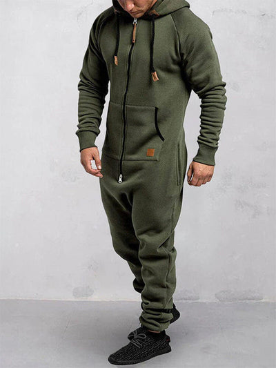 Traff Mono con Capucha de Forro Polar con Cremallera
