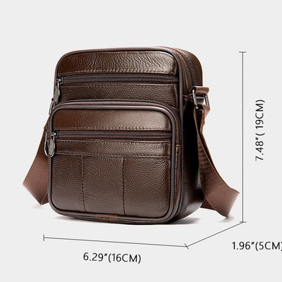 Traff Bolsa de Hombro de Piel de Vaca