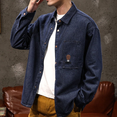 CAMISA DE DENIM JACQUARD Traff