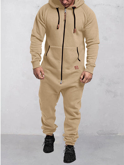 Traff Mono con Capucha de Forro Polar con Cremallera