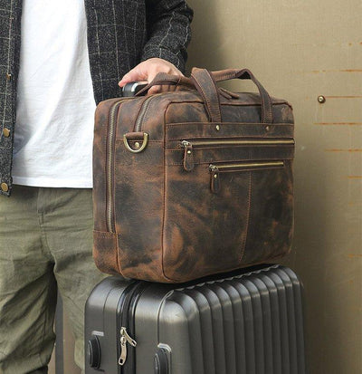 BOLSA DE CUERO UNISEX Traff VGN6735