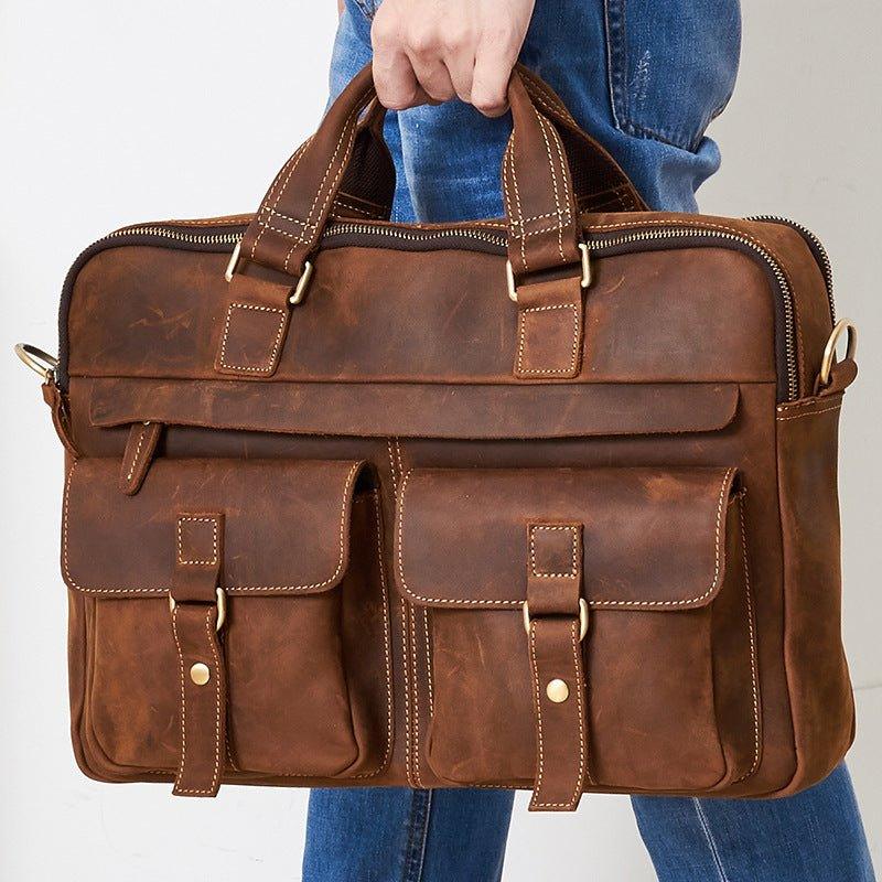 BOLSO DE CUERO UNISEX Traff VGN6733