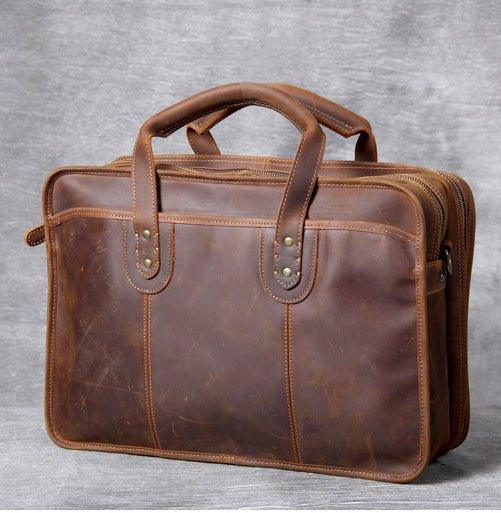 BOLSO DE CUERO UNISEX Traff VGN6740
