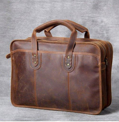BOLSO DE CUERO UNISEX Traff VGN6740