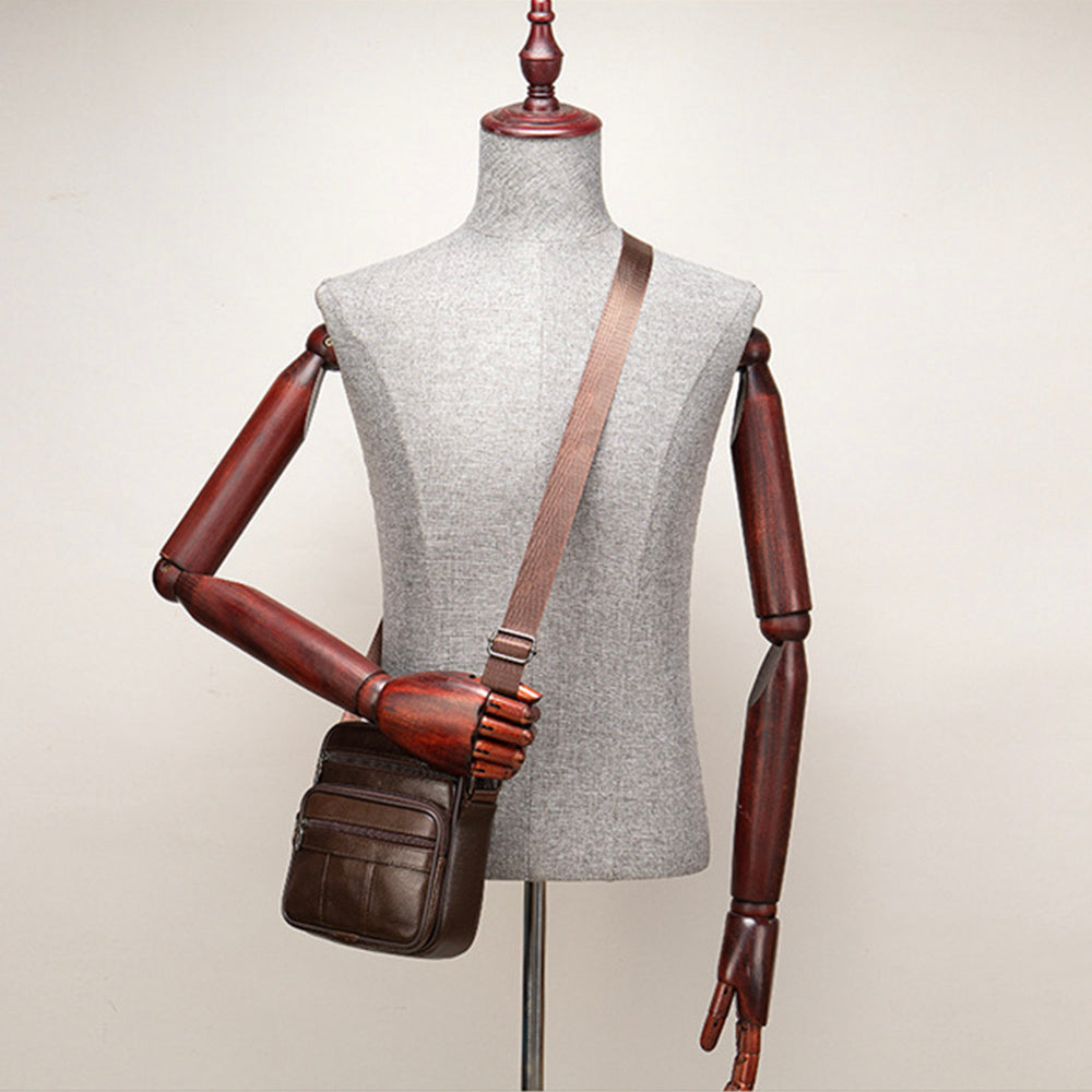 Traff Bolsa de Hombro de Piel de Vaca
