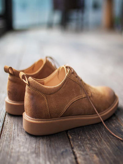 Botas de Cuero Tan Heritage Traff