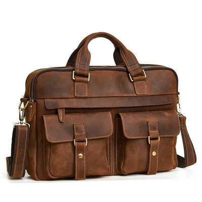 BOLSO DE CUERO UNISEX Traff VGN6733