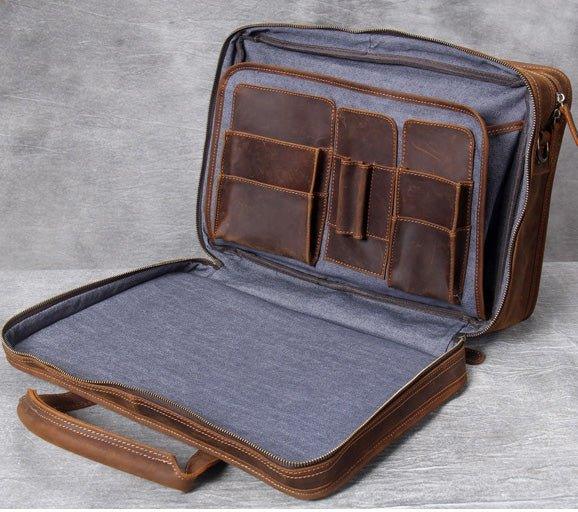 BOLSO DE CUERO UNISEX Traff VGN6740