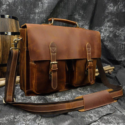 BOLSO DE CUERO UNISEX Traff VGN6732
